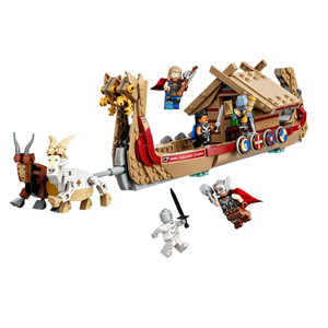 لگو مارول سری ابر قهرمانان 564 قطعه مدل کشتی ثور Boat Thor 77208_اسباب بازی